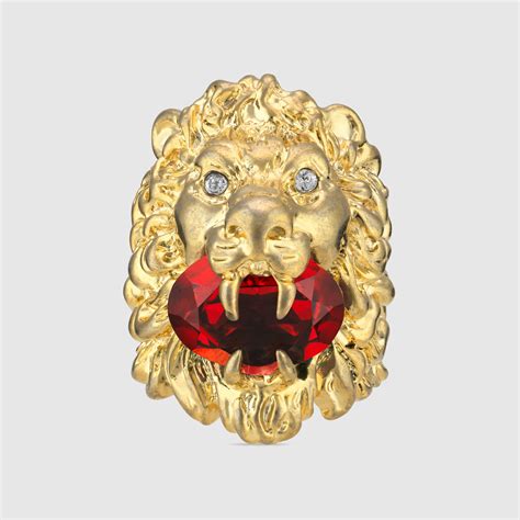 gucci lion ring dupe|gucci lion head necklace.